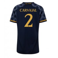 Real Madrid Daniel Carvajal #2 Gostujuci Dres za Ženska 2023-24 Kratak Rukav